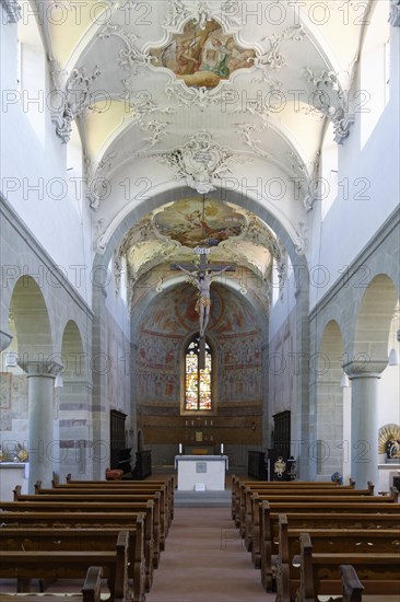 Church nave with chancel