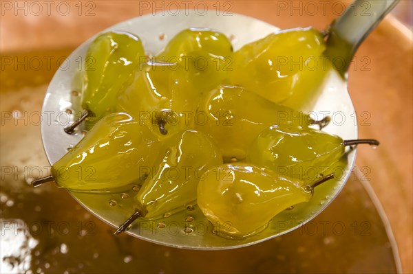 Candied pears