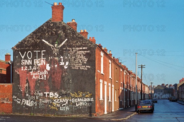 Graffiti on a building facade