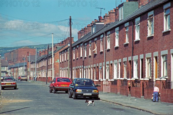 Street scene and terraced houses