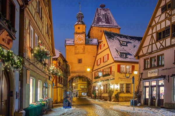 Roedergasse with Markusturm and Roederbogen