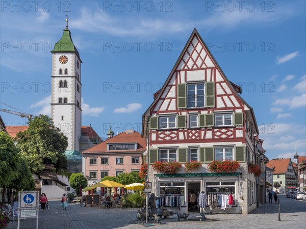 Town view Saumarkt with Bunte buildings