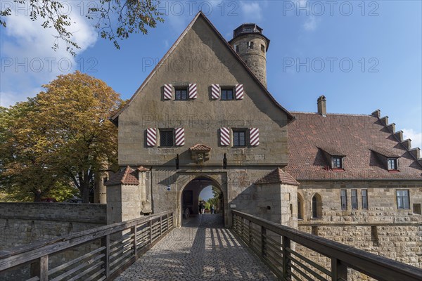 Gatehouse with bridge over the moat