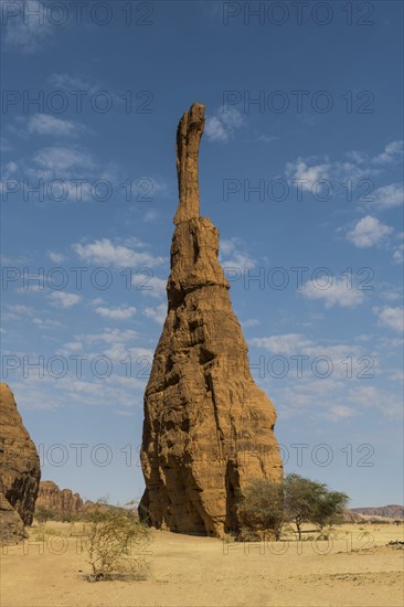 Single rock tower