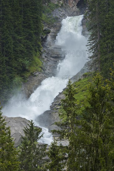 Krimml Waterfall in Hohe Tauern National Park