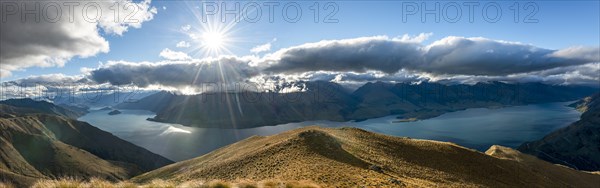 View of Lake Wanaka in sunshine