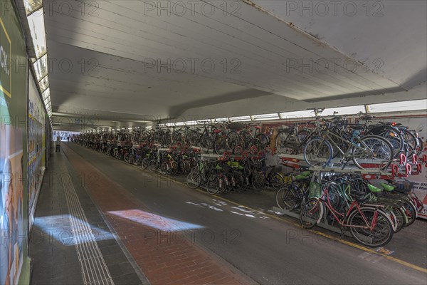 Conversion of a former underpass into a parking garage for bicycles