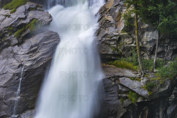 Krimml Waterfall in Hohe Tauern National Park