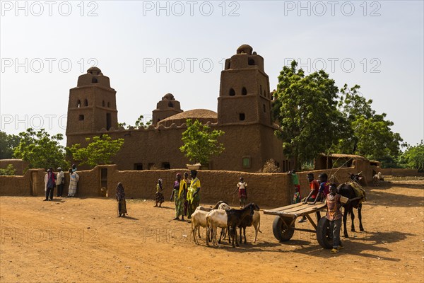 Local people in front of Mosque