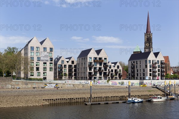 New residential quarter in front of Stephani