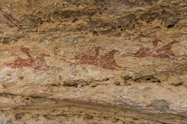 Rock painting in the Unesco world heritage