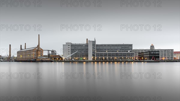 Industrial architecture along the Spree River