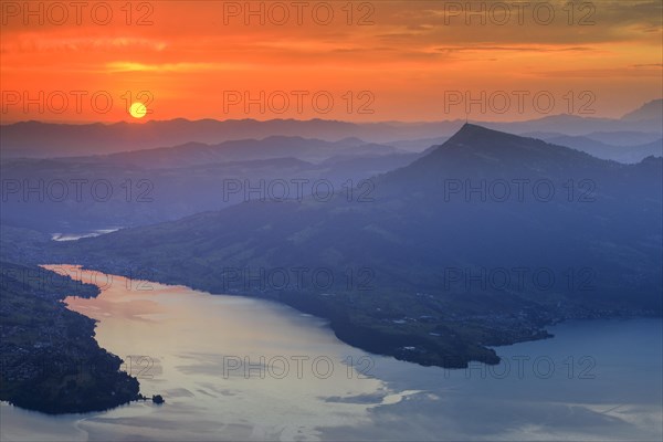 Lake Lucerne with Rigi in the background