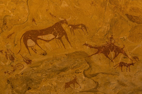 Rock paintings in the Unesco world heritage