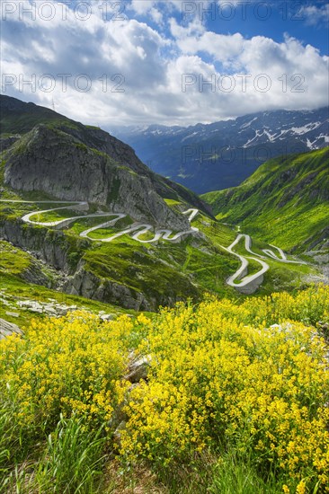 Old Gotthard Pass Road