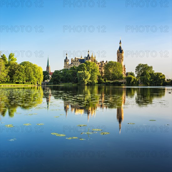 Schwerin Castle at Schwerin Lake