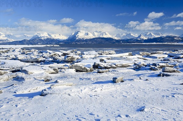 Kachemak Bay and Kenai Mountains