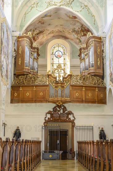 View to the organ