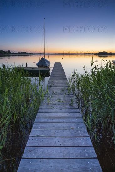 Morning glow at the Schaalsee