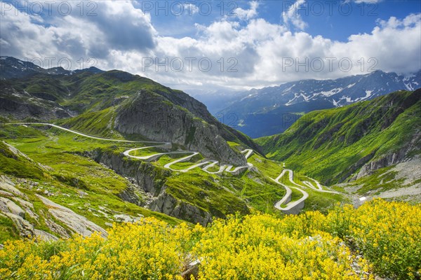 Old Gotthard Pass Road