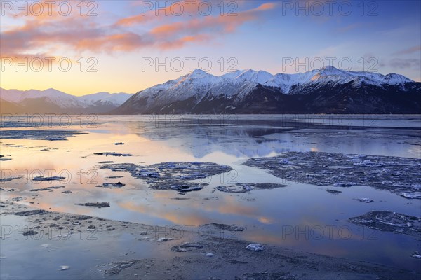 Turnagain Arm and Kenai Mountains