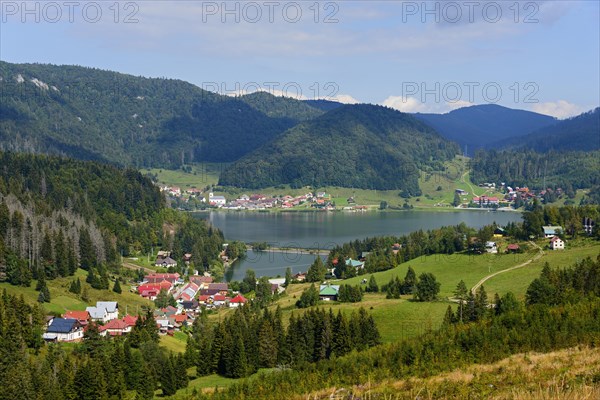 View of villages Dobsinska Masa and Dedinky
