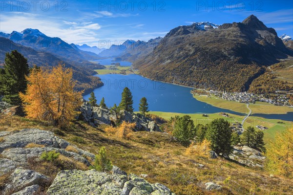 Lake Silvaplana and Lake Sils