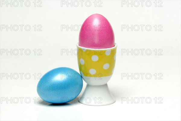 Easter egg in egg cup