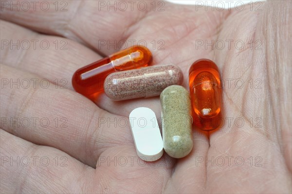 Capsules on hand