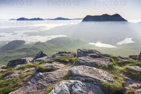 View of Suilven and Cul Mor