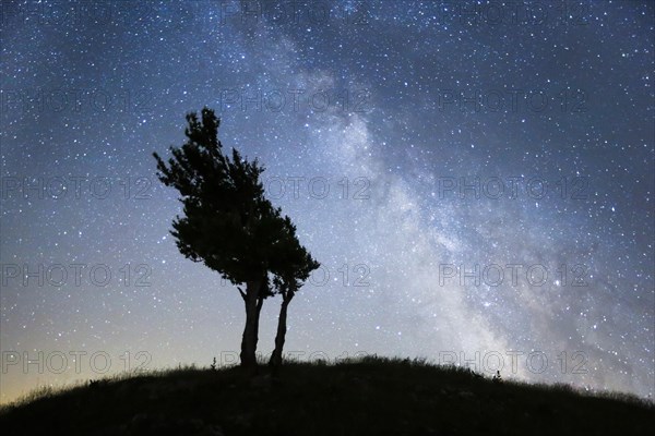 Starry sky with milky way