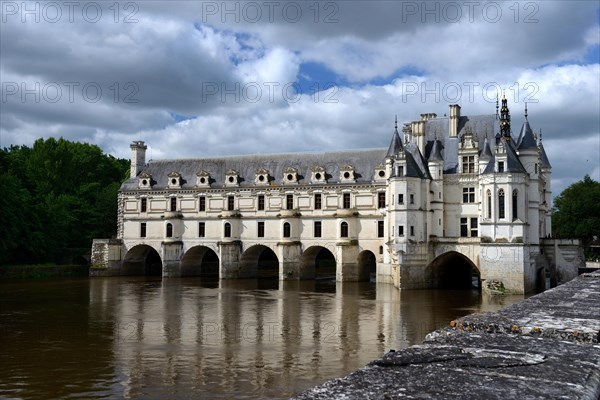 Castle Chenonceau on the Cher