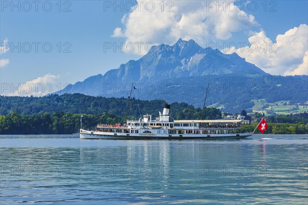 Steamboat on Lake Lucerne