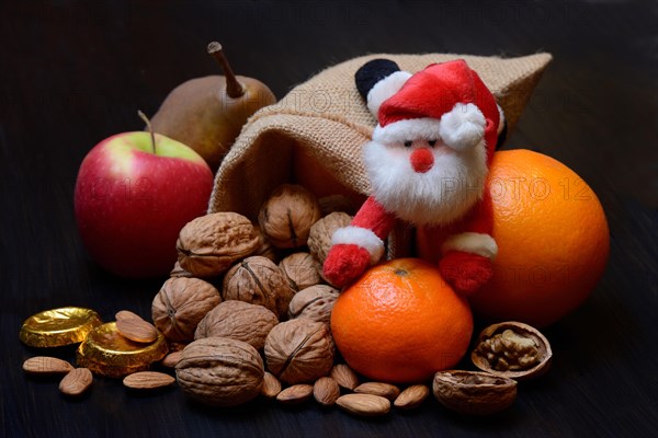 Nuts and fruits for St. Nicholas Day