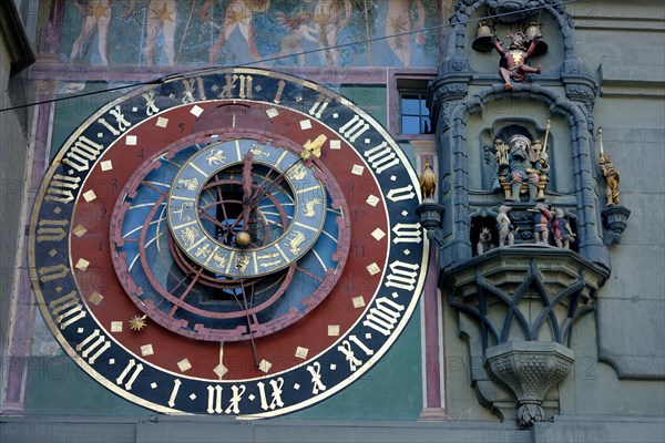 Tower clock at the time bell tower