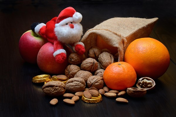 Nuts and fruits for St. Nicholas Day