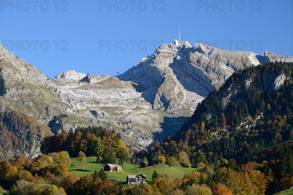 Saentis with transmitter tower