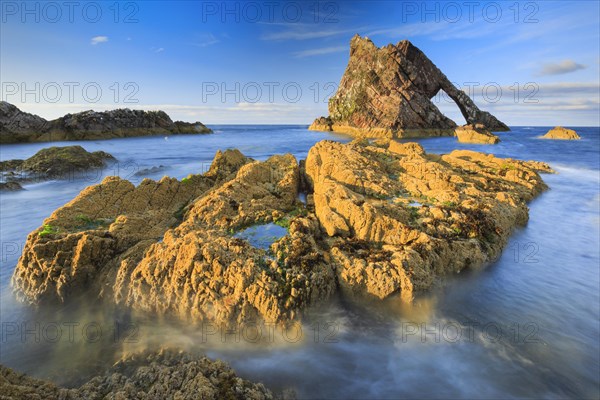 Rock arch on Scottish coast