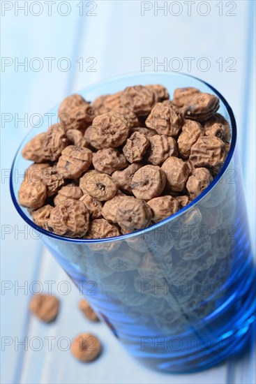 Tigernuts in glass