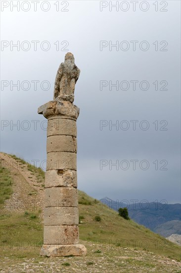 Eagle statue on column