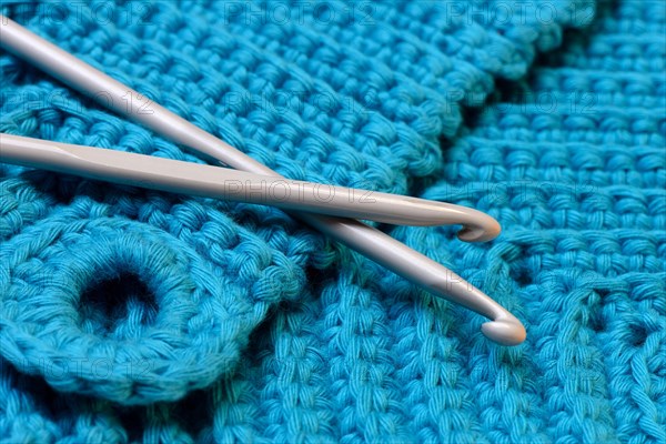 Crochet hooks with potholders