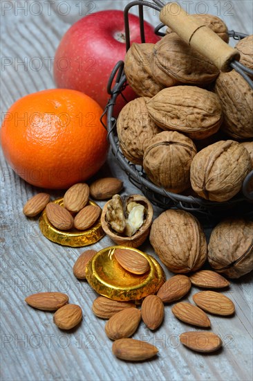 Nuts and fruits for St. Nicholas Day