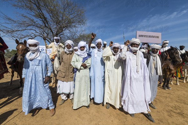 Local beduins at a trribal festival