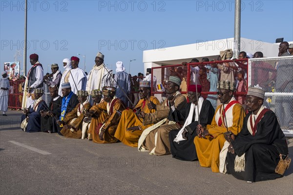 Traditional dressed Toubou men