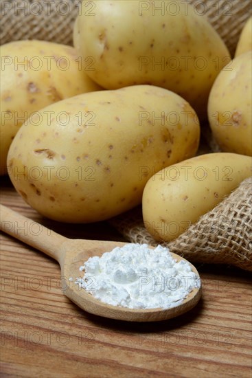 Potato starch and potatoes