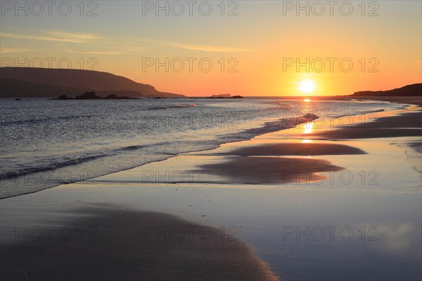 Sandy beach beach on the coast