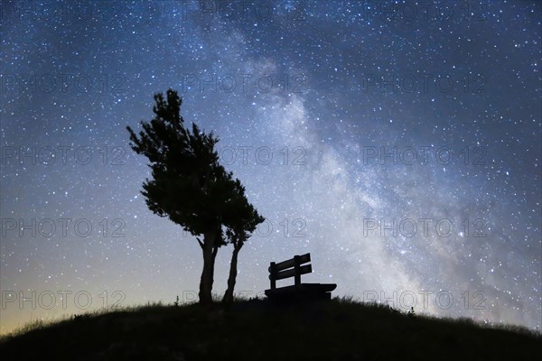 Bench under Milky Way