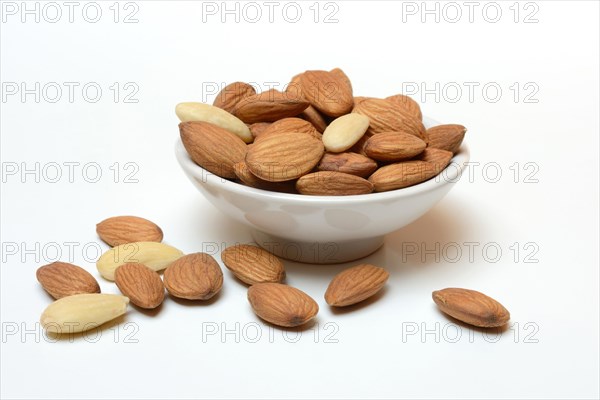 Sweet almonds in shell