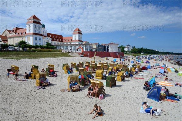 Beach with spa hotel