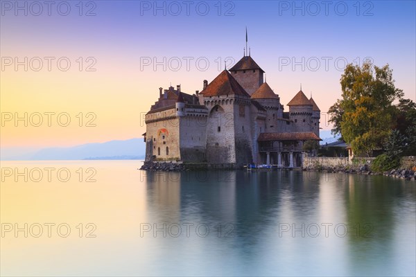 Chillon Castle on Lake Geneva